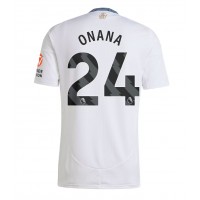 Dres Aston Villa Amadou Onana #24 Preč 2024-25 Krátky Rukáv
